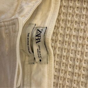 Zara White Jean